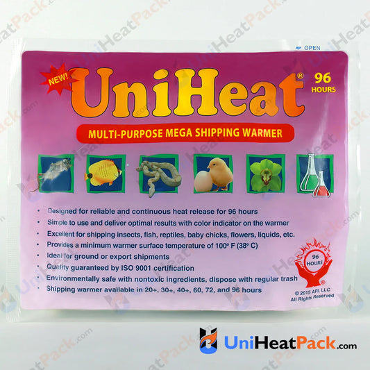 96 hour heat pack with thermal wrap